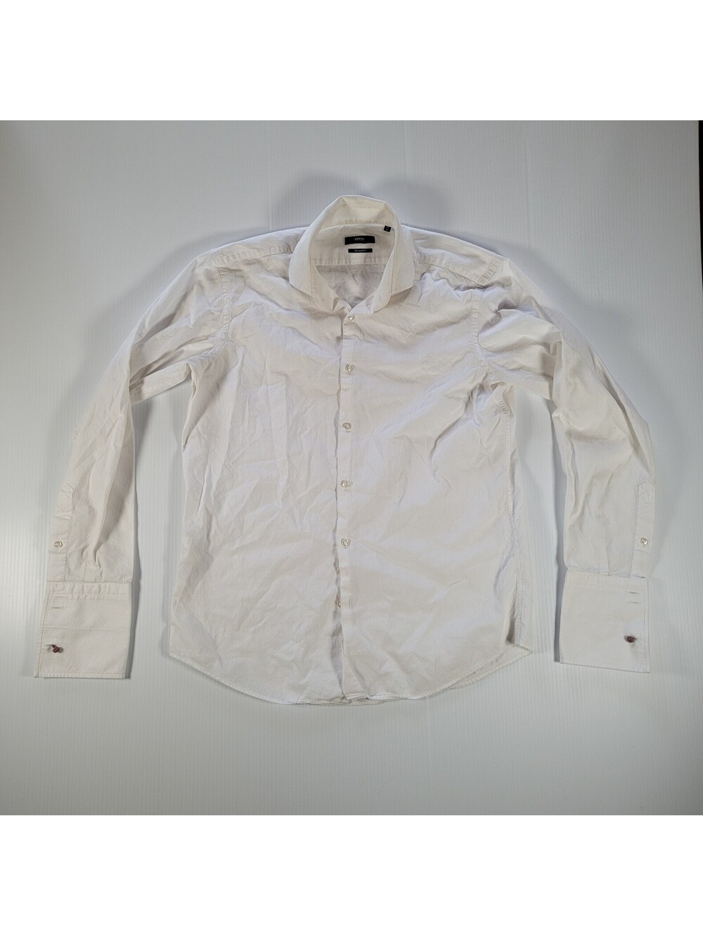 hugo boss dress shirt size 16 mens white dress shirt cufflinks included